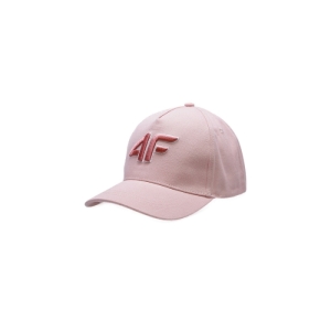 Dievčenská šiltovka - 4F-BASEBALL CAP F104-56S-LIGHT PINK Ružová 45/54cm