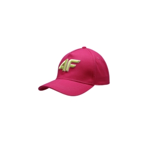 Dievčenská šiltovka - 4F-BASEBALL CAP F104-55S-HOT PINK Ružová 45/54cm