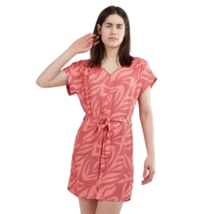 Dámske šaty - FUNDANGO-Palmetta Dress-353-hibiscus Oranžová XL