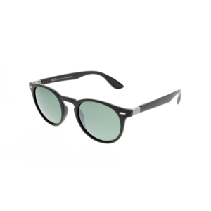 Dámske slnečné okuliare - H.I.S. POLARIZED-HPS08118-1, black, green with silver flash POL, 48-21-144 Čierna 48-21-144