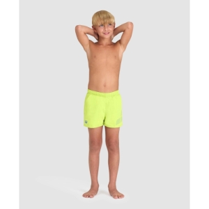 Juniorské plavecké boxerky - ARENA-BOYS BEACH SHORT LOGO R Green Zelená 152 3
