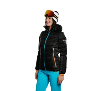 Dámska hybridná bunda na skialp - EVERETT-SkiToura PRIMALOFT jacket W  black Čierna XXL 2023
