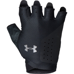 Fitness rukavice - UNDER ARMOUR-1329326-001 Half Finger Gloves Čierna M