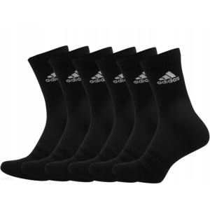 Ponožky - ADIDAS-CUSH CRW 6PP BLACK/BLACK/BLACK/BL Čierna 34/36