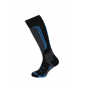 Juniorské lyžiarske podkolienky (ponožky) - BLIZZARD-Allround ski socks junior, black/anthracite/blue Čierna 24/26