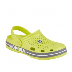 Detské kroksy (rekreačná obuv) - COQUI-Lindo citrus/grey Žltá 32/33