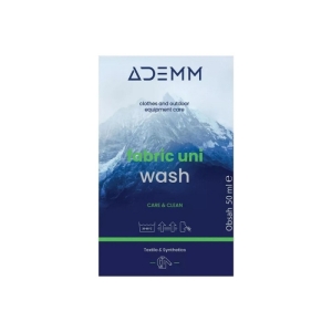 Ošetrovací prípravok na textil - ADEMM-Fabric Uni Wash 50 ml, CZ/SK/HU/PL/DE/AJ Mix