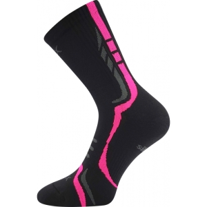 Dámske turistické ponožky - VOXX-Thorx-Black/Pink Čierna 39/42