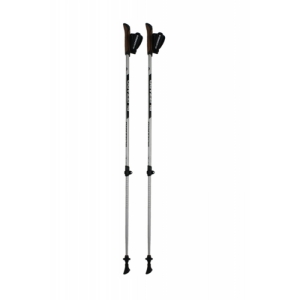 Nordic walking palice - BLIZZARD-Alu Performance nordic walking poles, silver/black Strieborná 105/135 cm