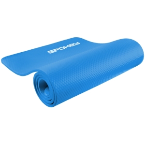 Fitness podložka - SPOKEY-FLUFFY 1 cm Modrá 180/60 cm
