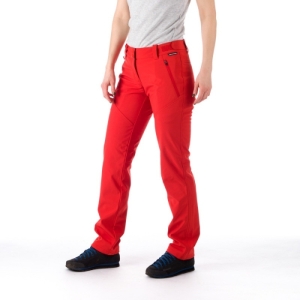 Dámske turistické zateplené nohavice - NORTHFINDER-ALESSANDRA-360-red Červená XL