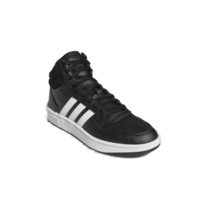 Pánska rekreačná obuv - ADIDAS-Hoops 3.0 Mid core black/cloud white/grey six Čierna 47 1/3