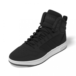 Pánske členkové zimné topánky - ADIDAS-Hoops 3.0 Mid WTR core black/core black/footwear white Čierna 44
