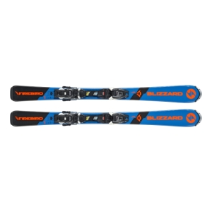 Detské lyže na zjazdovku - on piste - BLIZZARD-Firebird JR2 + binding FDT JR 4.5 Modrá 110 cm 22/23
