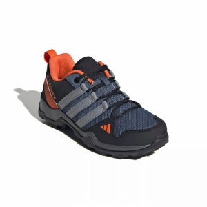 Chlapčenská nízka turistická obuv - ADIDAS-Terrex AX2R wonder steel/grey three/impact orange Modrá 40