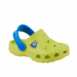 Chlapčenské kroksy (rekreačná obuv) - COQUI-Little Frog citrus/sea blue Žltá 25/26