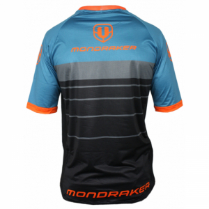 Cyklistický dres s krátkym rukávom - MONDRAKER-Enduro - Trail - Jerseyshort - black/petroleum/orange Modrá S 2