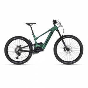  - Celoodpružený elektrobicykel Kellys Theos R30 P 29"/27,5" - model 2023 Magic Green - S (16", 155-168 cm)