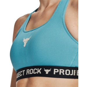Dámska tréningová športová podprsenka - UNDER ARMOUR PROJECT ROCK-UA PROJECT ROCK Crsbck Bra TG-BLU Modrá L 1