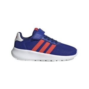 Chlapčenská rekreačná obuv - ADIDAS-Lite Racer 3.0 EL K lucid blue/cloud white/bright red Modrá 35,5