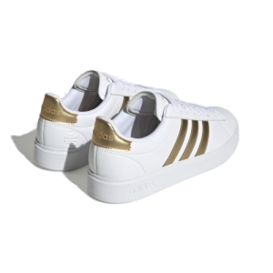 Dámska rekreačná obuv - ADIDAS-Grand Court 2.0 cloud white/cloud white/matte gold Biela 42 4