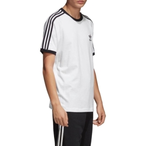 Juniorské tričko s krátkym rukávom - ADIDAS ORIGINALS-3STRIPES TEE-HK0265-white Biela 152