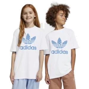 Juniorské tričko s krátkym rukávom - ADIDAS ORIGINALS-TEE-IC3070-WHITE Biela 170