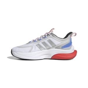 Pánska rekreačná obuv - ADIDAS-AlphaBounce+ cloud white/silver metallic/blue fusion Biela 46 1