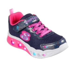 Dievčenská rekreačná obuv - SKECHERS-Flutter Heart Lights navy Modrá 35