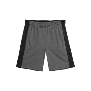 Chlapčenské tréningové kraťasy - 4F-SHORTS FNK M153-23M-DARK GREY MELANGE Šedá 146/152 4