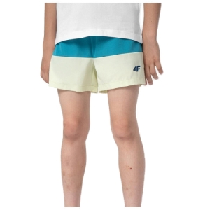 Chlapčenské plavky - 4F-BOARD SHORTS M019-32S-DENIM Modrá 146/152