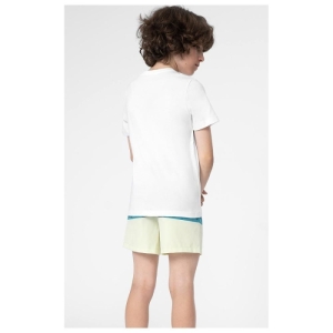 Chlapčenské plavky - 4F-BOARD SHORTS M019-32S-DENIM Modrá 146/152 2