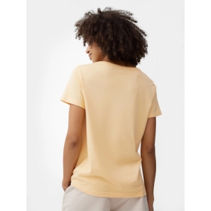 Dámske tričko s krátkym rukávom - 4F-TSHIRT F342-73S-LIGHT LEMON Žltá M 2