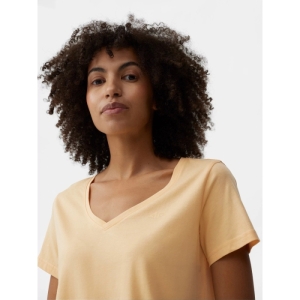 Dámske tričko s krátkym rukávom - 4F-TSHIRT F342-73S-LIGHT LEMON Žltá M 4