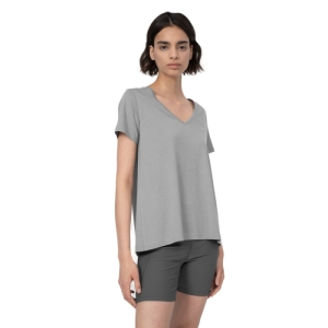 Dámske tričko s krátkym rukávom - 4F-TSHIRT F342-25S-GREY Šedá XL 3
