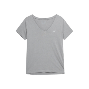 Dámske tričko s krátkym rukávom - 4F-TSHIRT F342-25S-GREY Šedá XL 4
