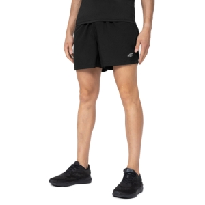 Pánske tréningové kraťasy - 4F-SHORTS FNK M148-20S-DEEP BLACK Čierna XXL