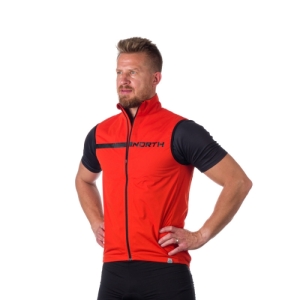 Cyklistická vesta - NORTHFINDER-MADDEN Oranžová XL