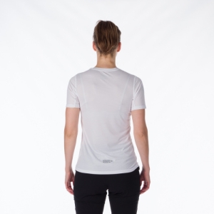 Dámske turistické tričko s krátkym rukávom - NORTHFINDER-MILDRED-377-white Biela L 4
