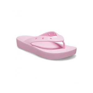 Dámske žabky (plážová obuv) - CROCS-Classic Platform Flip W flamingo Ružová 42/43