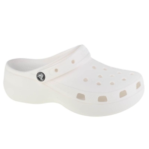Dámske kroksy (rekreačná obuv) - CROCS-Classic Platform Clog W white Biela 42/43