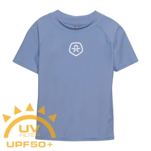 Chlapčenské tričko na kúpanie - COLOR KIDS-T-shirt - Solid, coronet blue Modrá 152