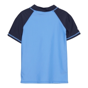 Chlapčenské tričko na kúpanie - COLOR KIDS-T-shirt W. Print, azure blue Modrá 152 2