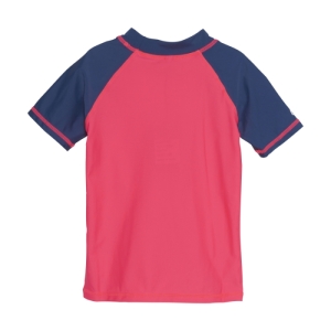 Dievčenské tričko na kúpanie - COLOR KIDS-T-shirt W. Print, diva pink Ružová 152 1