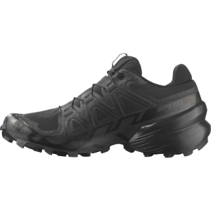 Dámska bežecká trailová obuv - SALOMON-Speedcross 6 W black/black/phantom Čierna 41 1/3 2