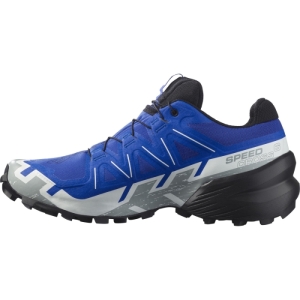 Pánska bežecká trailová obuv - SALOMON-Speedcross 6 GTX nautical blue/black/white Modrá 46 2/3 1