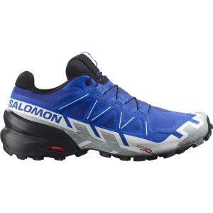 Pánska bežecká trailová obuv - SALOMON-Speedcross 6 GTX nautical blue/black/white Modrá 46 2/3 2