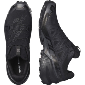 Pánska bežecká trailová obuv - SALOMON-Speedcross 6 GTX black/black/phantom Čierna 46 2/3 3