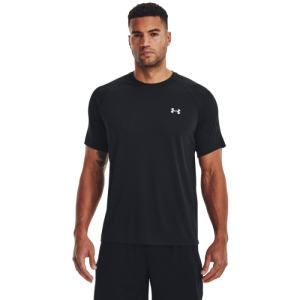 Pánske tréningové tričko s krátkym rukávom - UNDER ARMOUR-UA Tech Reflective SS-BLK Čierna XXL