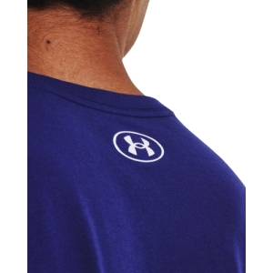 Pánske tričko s krátkym rukávom - UNDER ARMOUR-UA CAMO CHEST STRIPE SS-BLU Modrá XL 2
